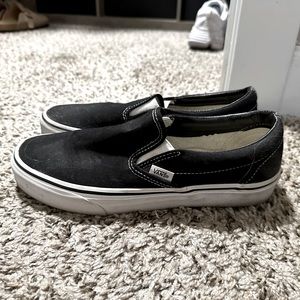 Black slip on vans